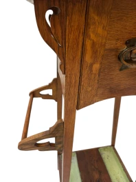 Arts & Crafts Art Nouveau Extra Large Pedestal or Plant Stand, 1900s
